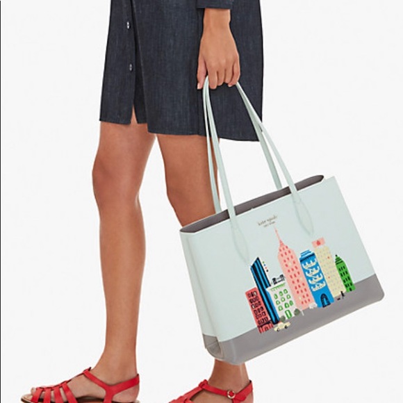 Authentic Kate Spade leather rock Center large tote/pouch - Picture 6 of 15